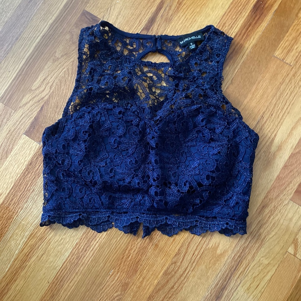 Navy blue sparkle